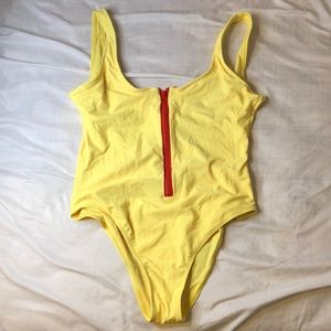 One piece bathing suit